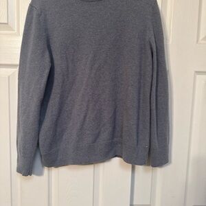 Lafayette 148 New York Heather Light  Blue Crewneck Sweater